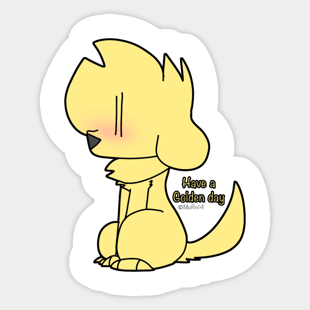 Golden Day Sticker by Muffin14